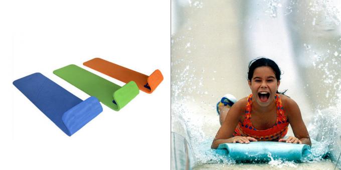 foam water slide mats