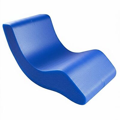 Design ergonômico para conforto. Sela de piscina de espuma azul. Durável e leve. Adequada para piscinas comerciais e residenciais.