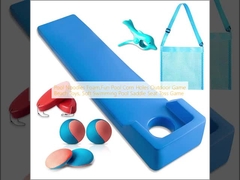 Pool Noodles Foam,Fun Pool Corn Holes Outdoor Game Beach Toys, Soft Swimming Pool Saddle Seat Toss Game