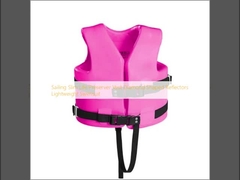 Sailing Slim Life Preserver Vest Diamond Shaped Reflectors Lightweight Swimsuit
